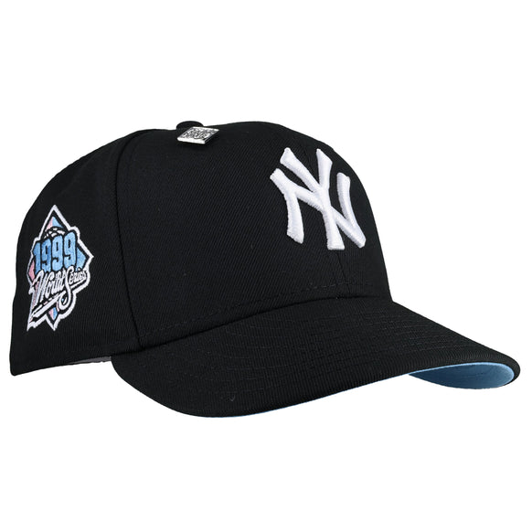 New York Yankees 1999 World Series Black / Light Blue 59Fifty Fitted Hat