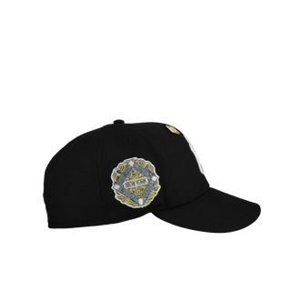New York Yankees 1939 World Series Black Gold Metallic Script 59Fifty Fitted Hat