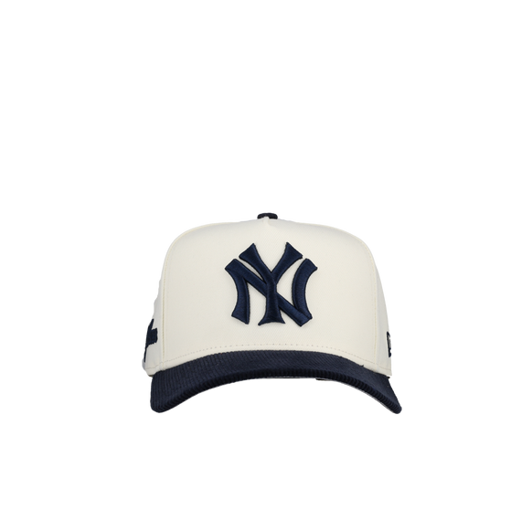New York Yankees Off White Corduroy 9Fifty A Frame Snapback Hat