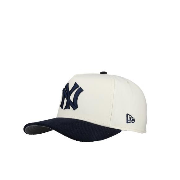 New York Yankees Off White Corduroy 9Fifty A Frame Snapback Hat