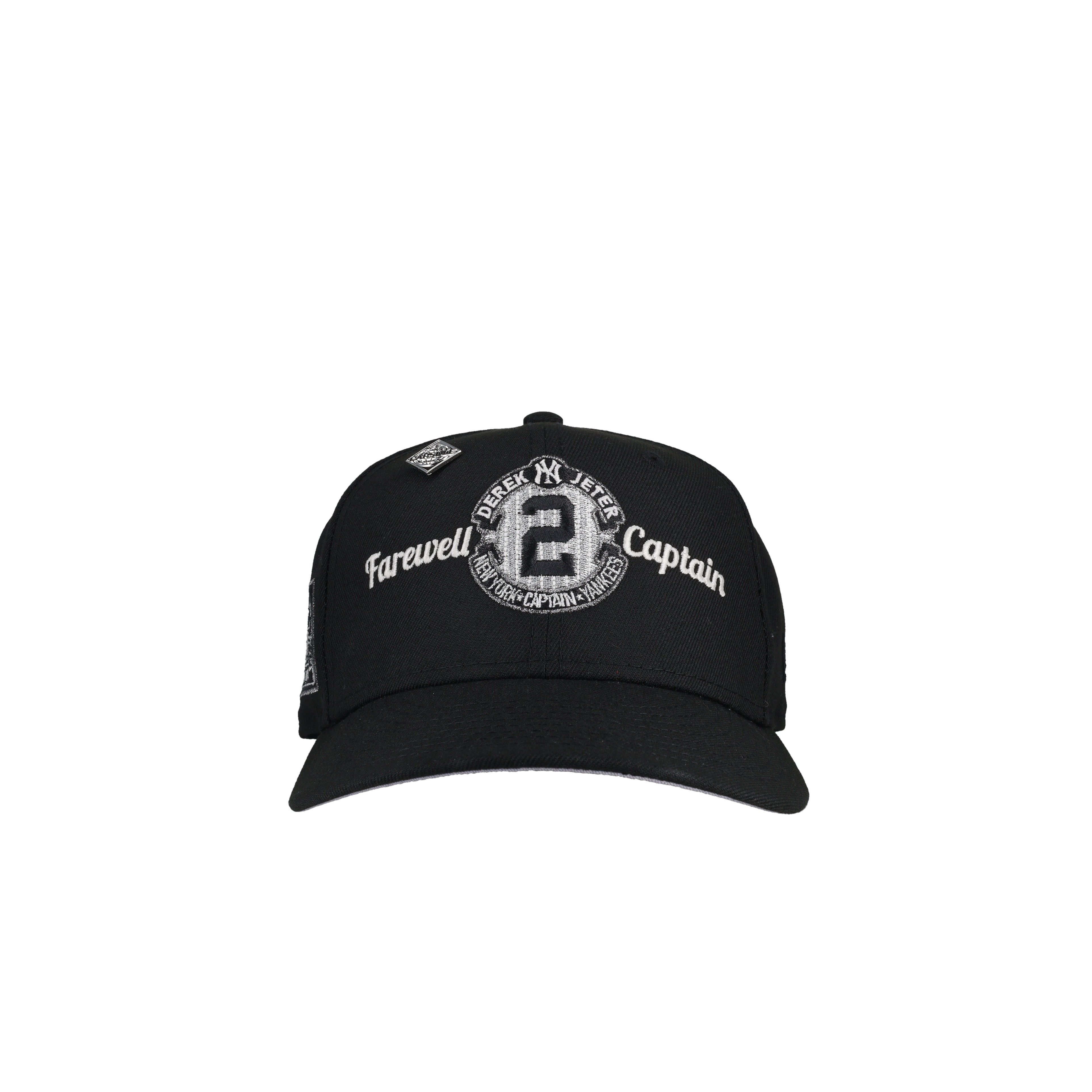 New York Yankees Jeter Farewell Captain 2020 HOF Metallic 59Fifty Fitted Hat