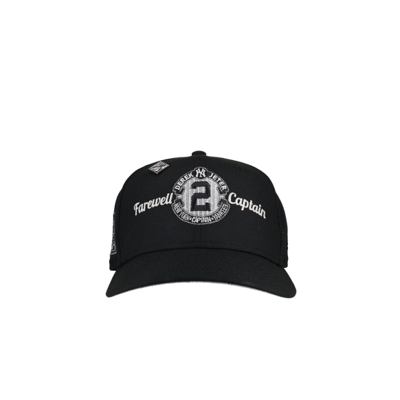 New York Yankees Jeter Farewell Captain 2020 HOF Metallic 59Fifty Fitted Hat