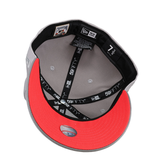 New York Yankees 1998 World Series Grey Two Tone Metallic 59Fifty Fitted Hat