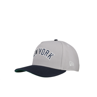 New York Yankees 1998 WS Script 9Fifty A Frame Snapback Hat (Away Jersey)