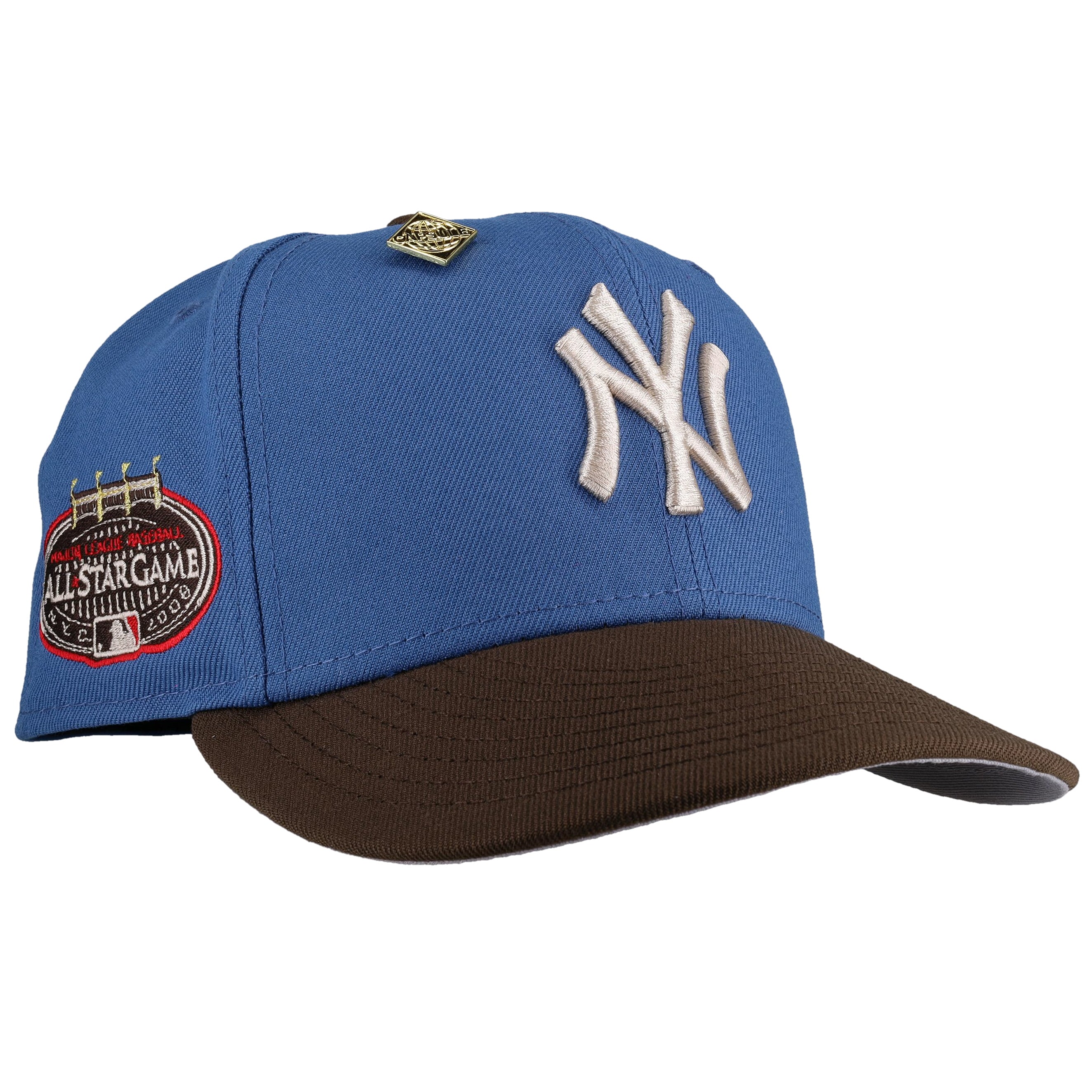New York Yankees 2008 All Star Game Blue/Walnut 59Fifty Fitted Hat