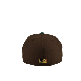 New York Yankees 1999 WS "Murderers Row" Walnut Bronze Metallic 59Fifty Fitted Hat