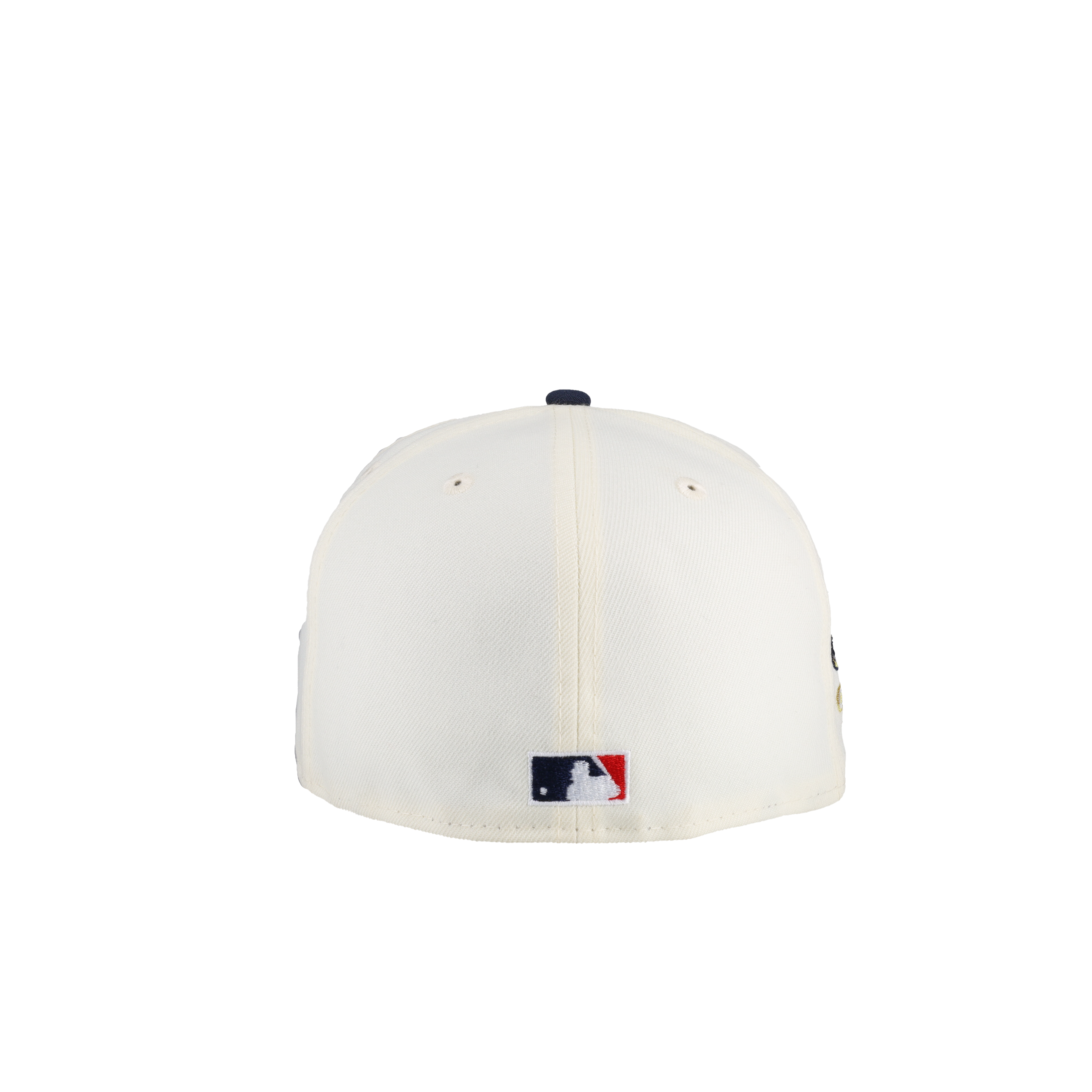 New York Yankees 2000 World Series Champs Off White/Navy Metallic 59Fifty Fitted Hat