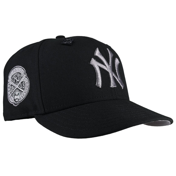 New York Yankees 1938 World Series Blackout Metallic 59Fifty Fitted Hat