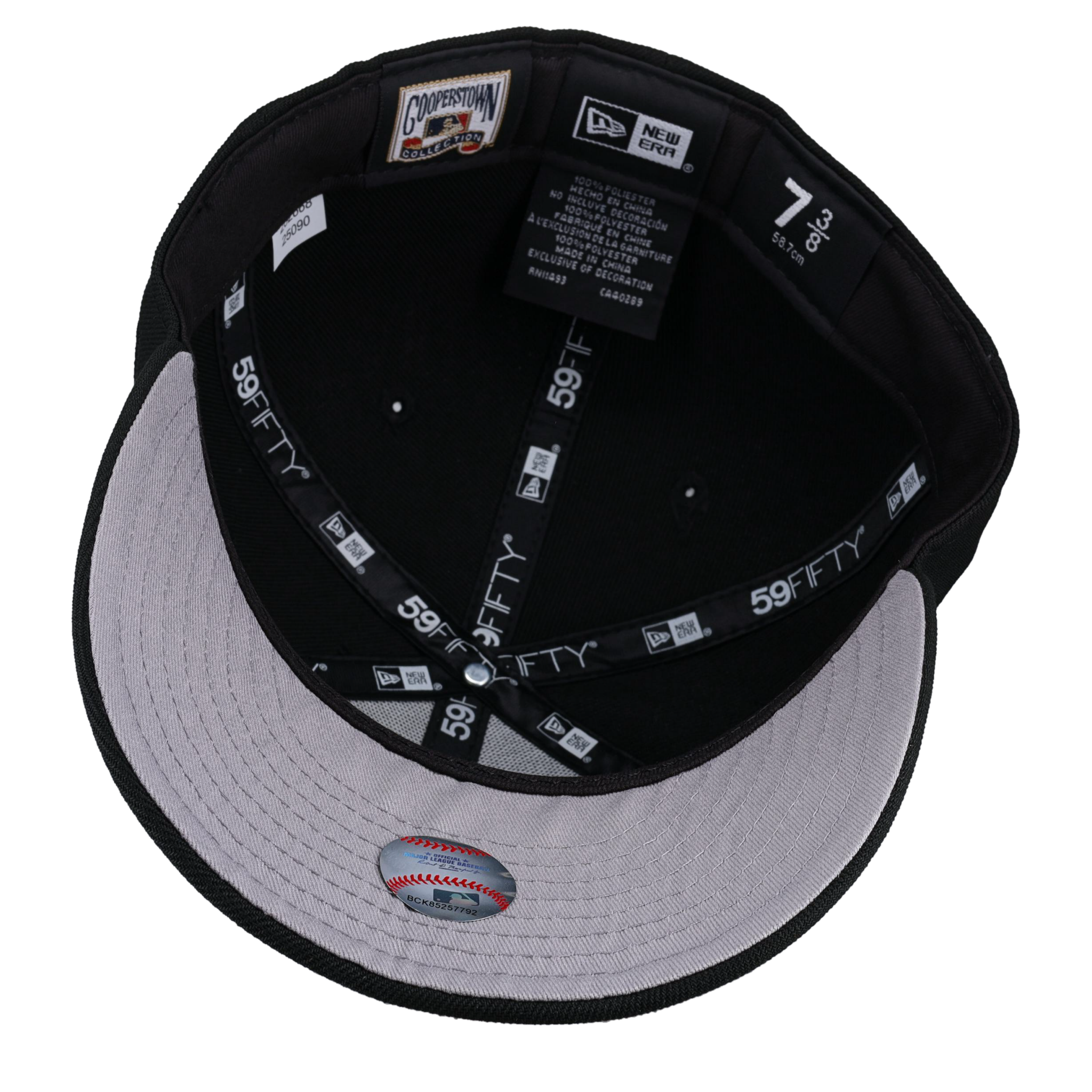 New York Yankees 1938 World Series Blackout Metallic 59Fifty Fitted Hat