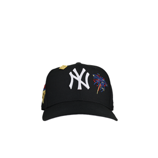 New York Yankees USA Black Metallic Fireworks 59Fifty Fitted Hat