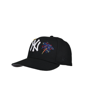 New York Yankees USA Black Metallic Fireworks 59Fifty Fitted Hat