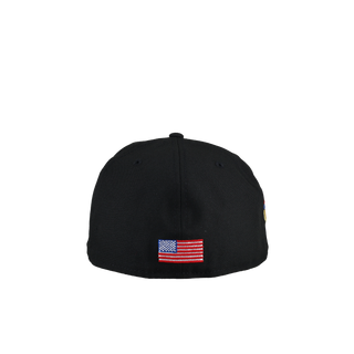 New York Yankees USA Black Metallic Fireworks 59Fifty Fitted Hat