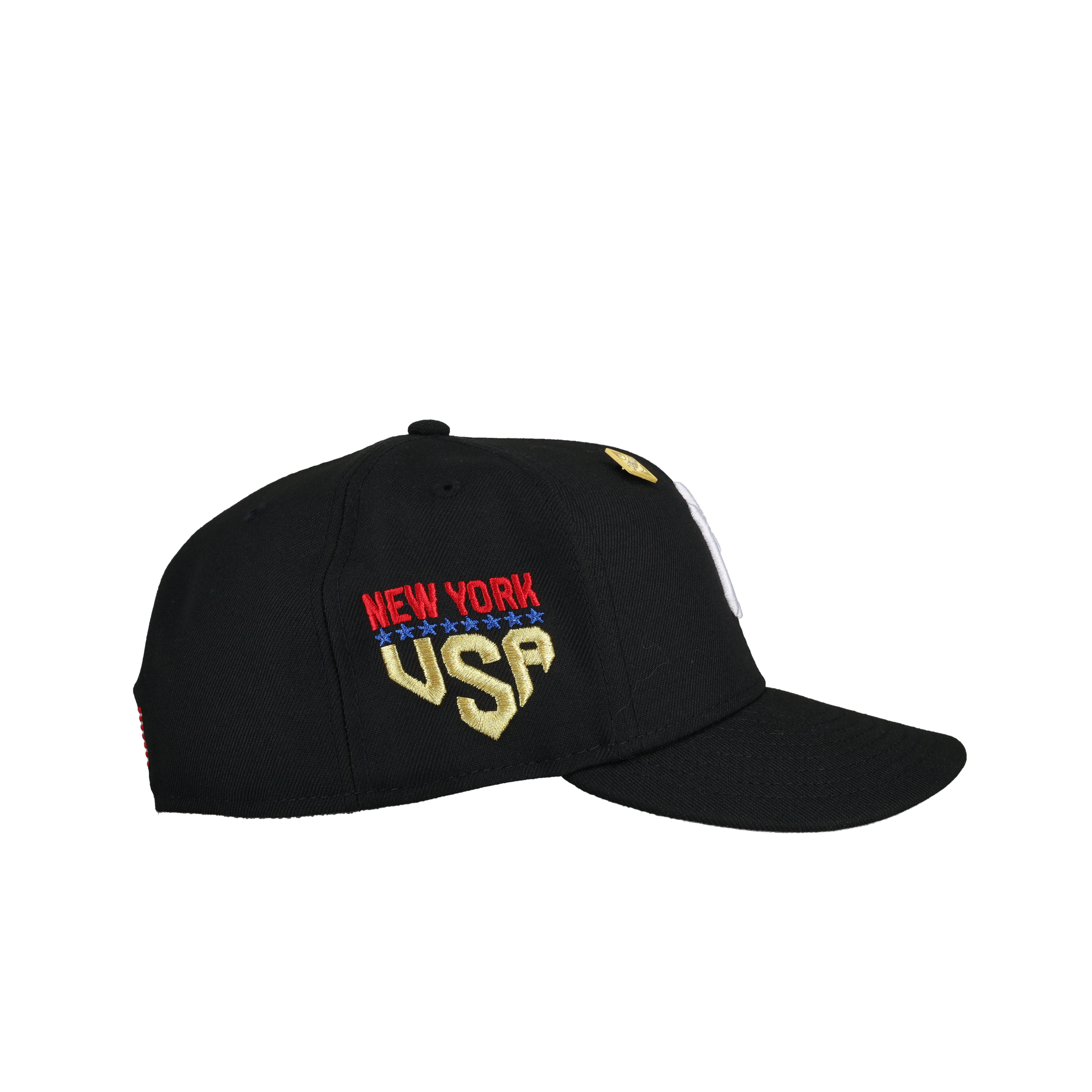 New York Yankees USA Black Metallic Fireworks 59Fifty Fitted Hat