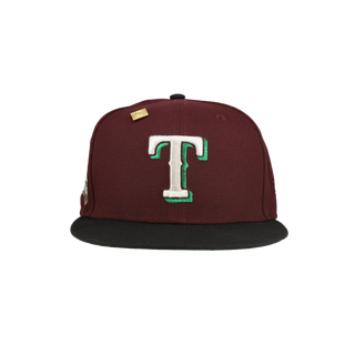 Texas Rangers Final Season Side Patch 59Fifty Fitted Hat