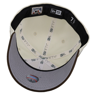 Anaheim Angels Chrome/Walnut Script 59Fifty Fitted Hat