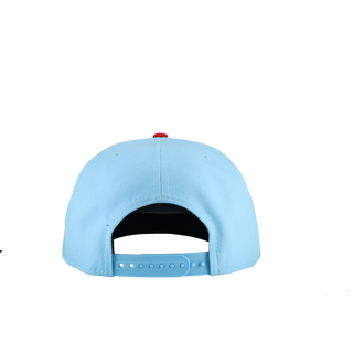 Anaheim Angels Light Blue/Red Cartoon 9Fifty A Frame Snapback Hat
