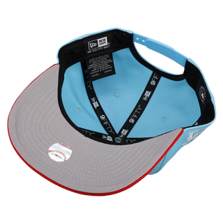 Anaheim Angels Light Blue/Red Cartoon 9Fifty A Frame Snapback Hat