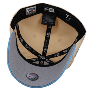 Anaheim Angels 40th Anniversary Light Peach/Light Blue Trippy Metallic 59Fifty Fitted Hat