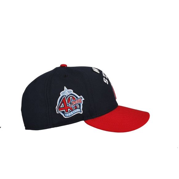 Anaheim Angels 40th Anniversary Upside Down Chainstitch 59Fifty Fitted Hat