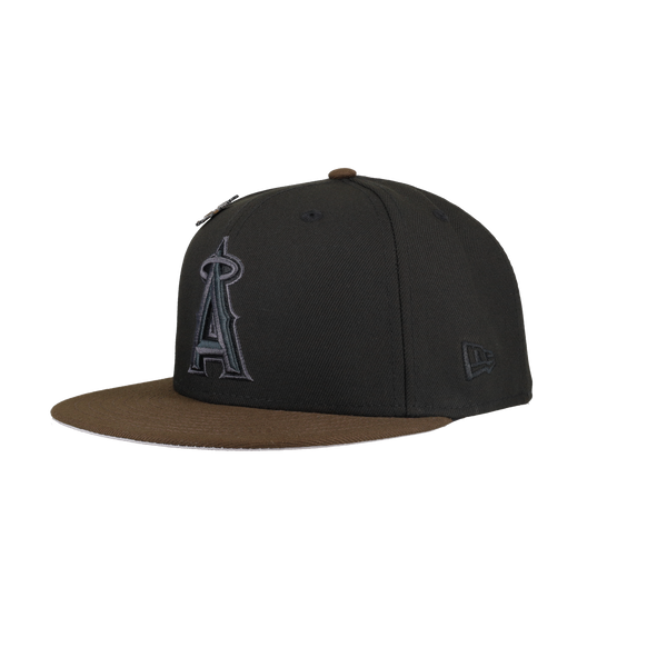 Anaheim Angels Walnut Blackout Collection 2010 All Star Game 59Fifty Fitted Hat (RESTOCK)