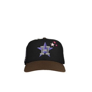 Houston Astros 45th Anniversary Black Walnut Purple Metallic 59Fifty Fitted Hat