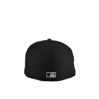 Houston Astros 45th Anniversary Black Walnut Purple Metallic 59Fifty Fitted Hat