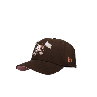 Houston Astros Apollo 11 Brown Cartoon 59Fifty Fitted Hat
