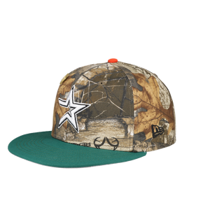 Houston Astros Realtree Camo 2000 Inaugural Season Patch Fitted Hat