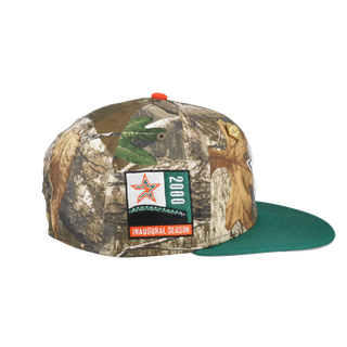 Houston Astros Realtree Camo 2000 Inaugural Season Patch Fitted Hat