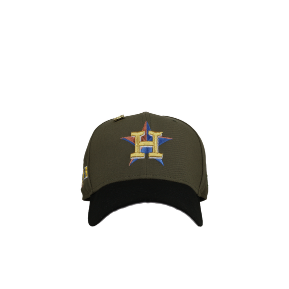 Houston Astros 2005 World Series Metallic Olive 59Fifty Fitted Hat