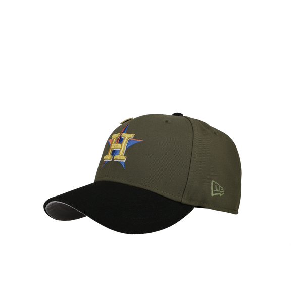 Houston Astros 2005 World Series Metallic Olive 59Fifty Fitted Hat