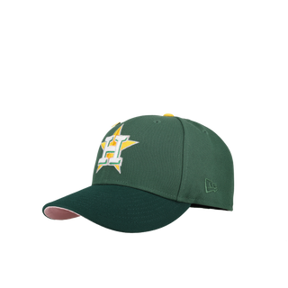 Houston Astros 45th Anniversary Dark Green Yellow Star Metallic 59Fifty Fitted Hat