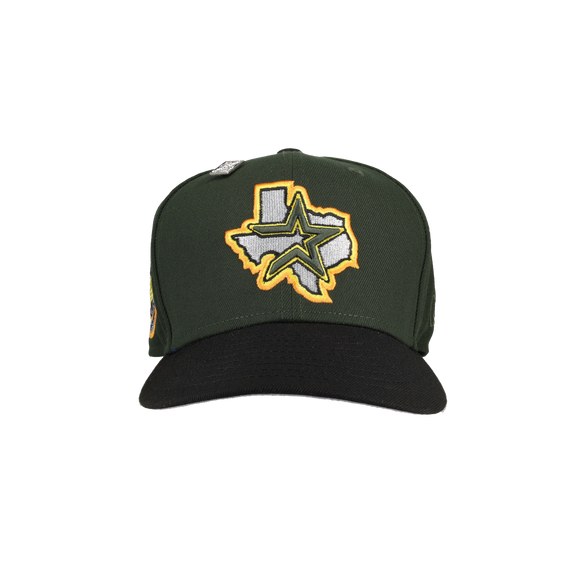 Houston Astros Green Celebrating 45 Years Patch 59Fifty Fitted Hat
