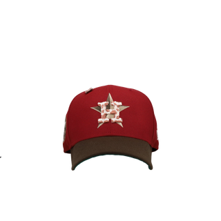 Houston Astros 35 Years Red/Brown Metallic 59Fifty Fitted Hat