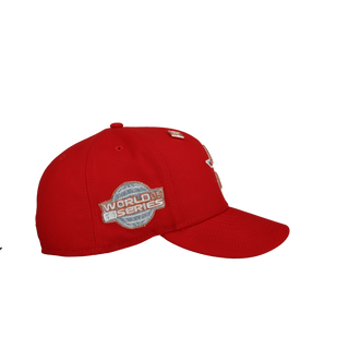 Houston Astros 2005 World Series Red Silver Metallic 59Fifty Fitted Hat