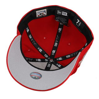 Houston Astros 2005 World Series Red Silver Metallic 59Fifty Fitted Hat
