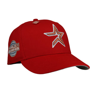 Houston Astros 2005 World Series Red Silver Metallic 59Fifty Fitted Hat