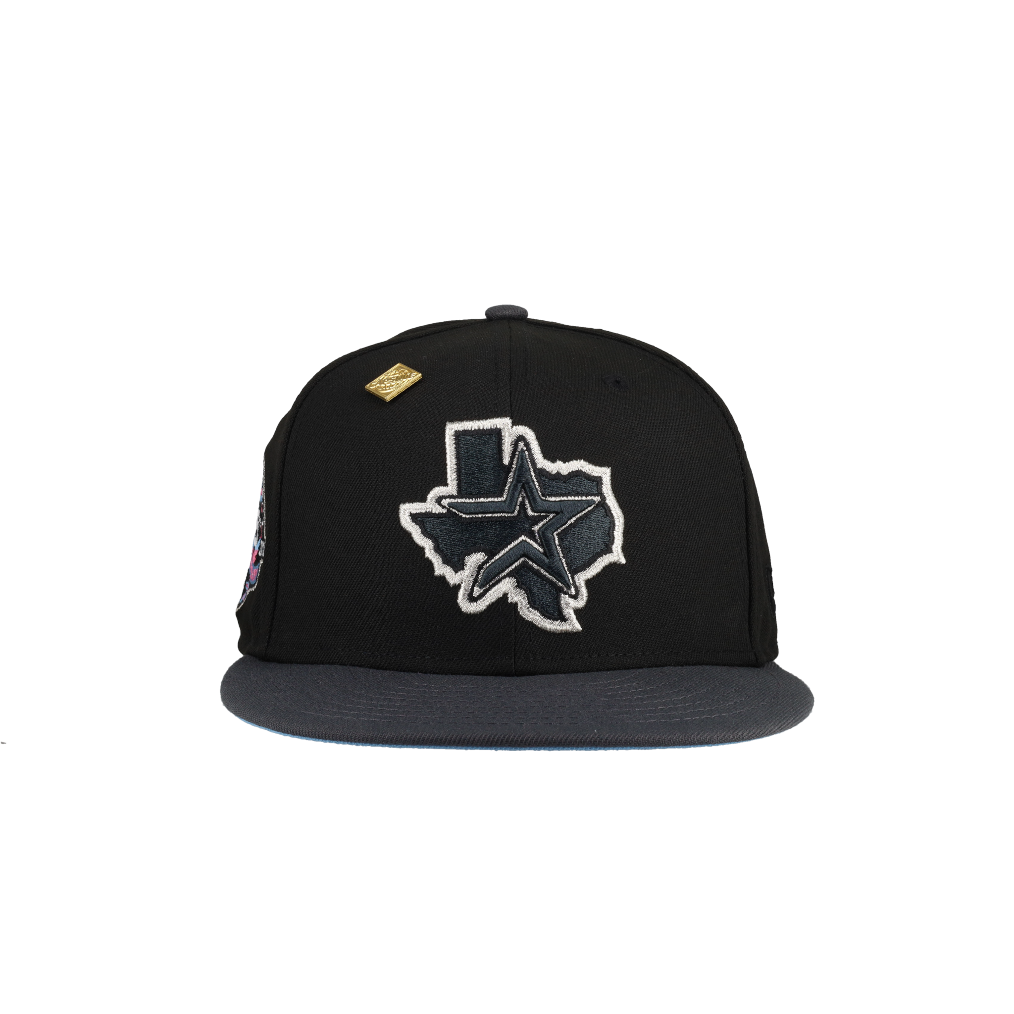 Houston Astros 45TH ANNIVERSARY New Era 59Fifty Fitted Hat (Brown PINK  Under Brim)