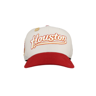 Houston Astros April 4th Collection 40 Years Patch Fitted Hat