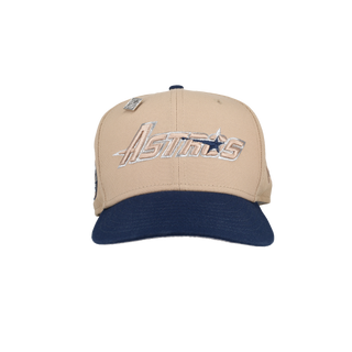 Houston Astros Tan 35 Great Years Patch 59Fifty Fitted Hat