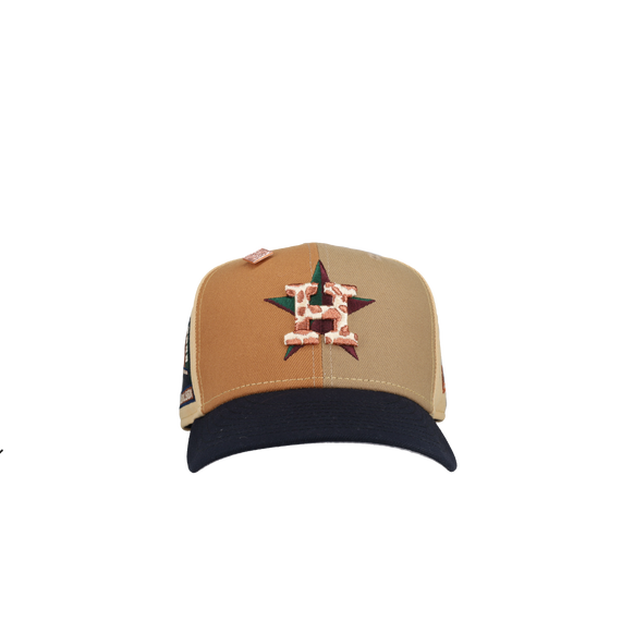 Houston Astros 2000 Inaugural Season Tan/Orange Pinwheel 59Fifty Fitted Hat