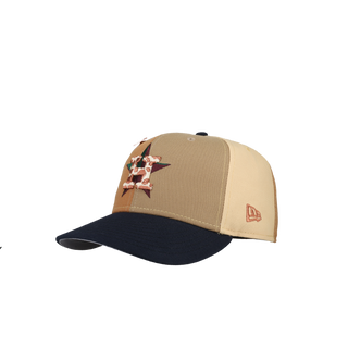 Houston Astros 2000 Inaugural Season Tan/Orange Pinwheel 59Fifty Fitted Hat