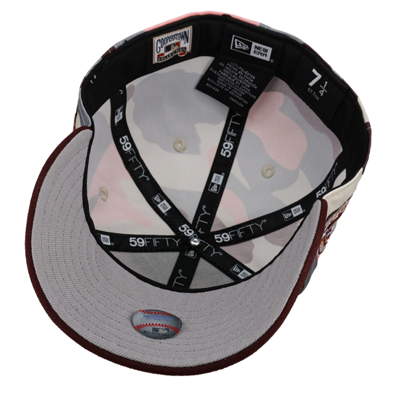 Houston Astros 45th Anniversary Red Camo 59Fifty Fitted Hat, undervisor detail