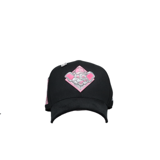 Oakland Athletics Metallic Stomper Black/Pink Rickey Henderson 59Fifty Fitted Hat