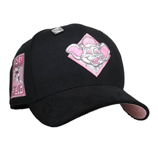 Oakland Athletics Metallic Stomper Black/Pink Rickey Henderson 59Fifty Fitted Hat