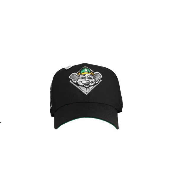 Oakland Athletics Rickey Henderson Black Silver Metallic 59Fifty Fitted Hat