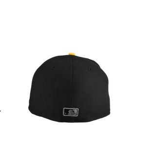 Oakland Athletics Rickey Henderson Black Silver Metallic 59Fifty Fitted Hat