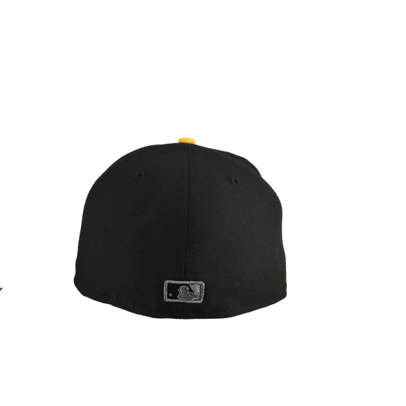 Oakland Athletics Rickey Henderson Black Silver Metallic 59Fifty Fitted Hat