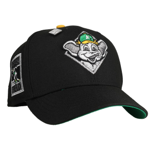Oakland Athletics Rickey Henderson Black Silver Metallic 59Fifty Fitted Hat