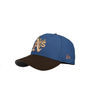 Oakland Athletics Rickey Henderson Indigo Blue/Walnut 59Fifty Fitted Hat
